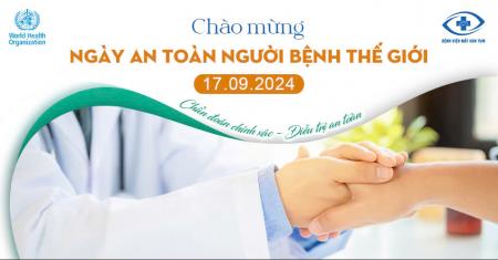 BỆNH VIỆN MẮT KON TUM CHUNG TAY VÌ NGÀY AN TOÀN NGƯỜI BỆNH THẾ GIỚI 17/9