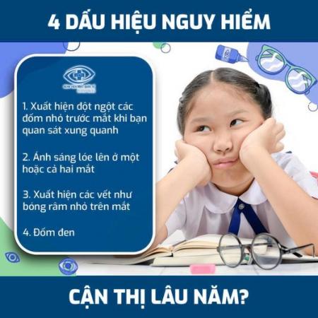 4 DẤU HIỆU NGUY HIỂM CẬN THỊ LÂU NĂM